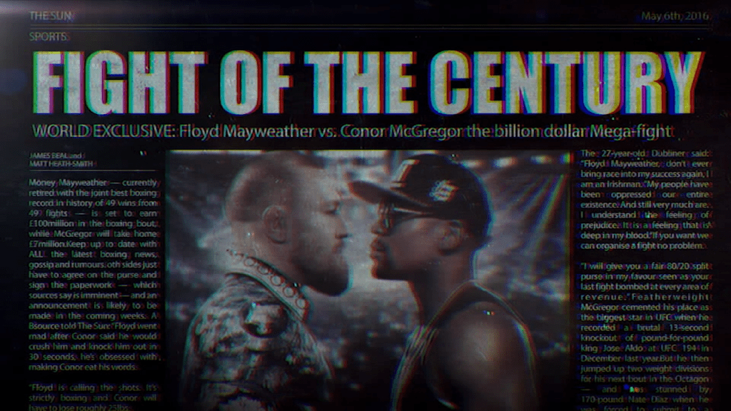 Mayweather vs McGregor